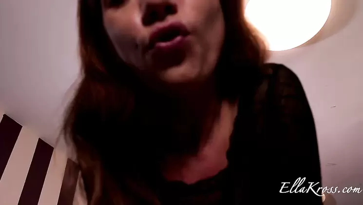 EllaKross Making You Fuck and Suck My Big StrapOn pov