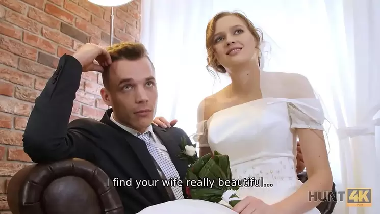 HUNT4K&period; Attractive Czech bride spends first night with rich stranger