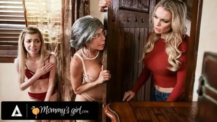 MOMMYSGIRL Alexis Fawx Fakes Being An Old Maid To Secretly Fuck With Her Step...