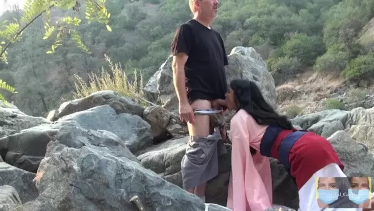Mulan Seducing Passersby In Public
