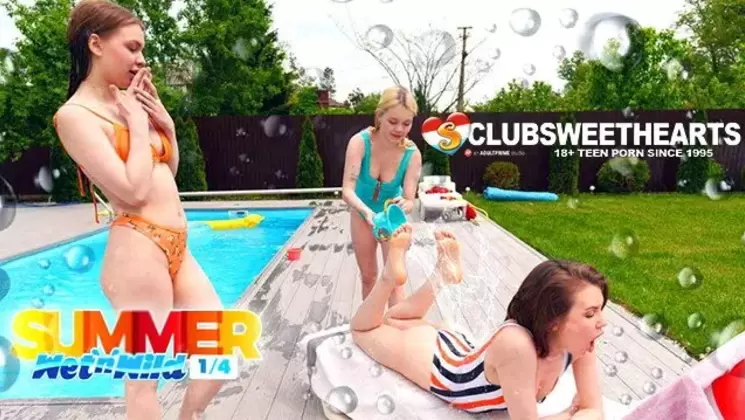 Wet & Wild Summer 18yo Lesbians