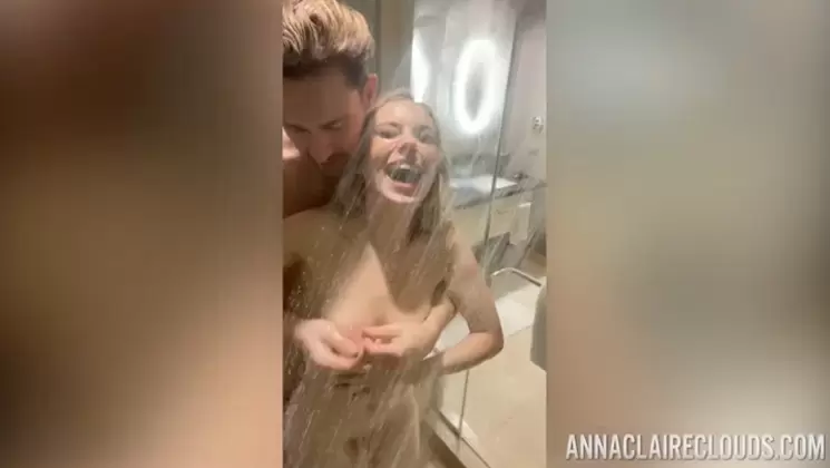 Anna Claire Clouds and Sam Shock Shower Fuck