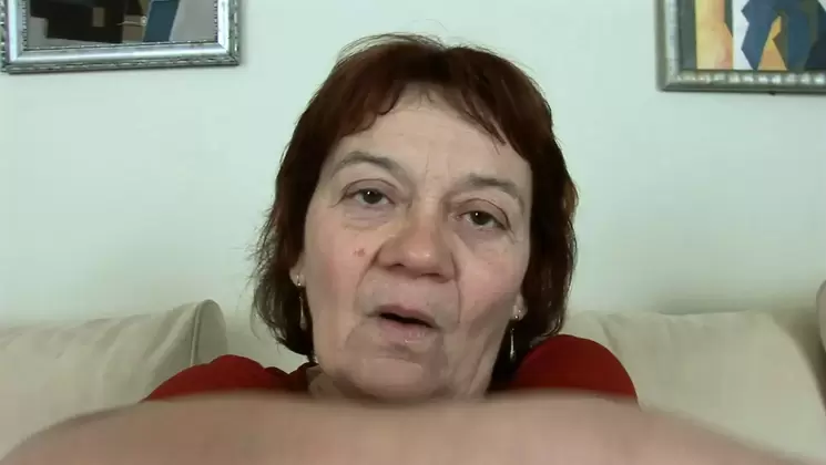 Big nippled hairy granny – deepthroat and cum in mouth