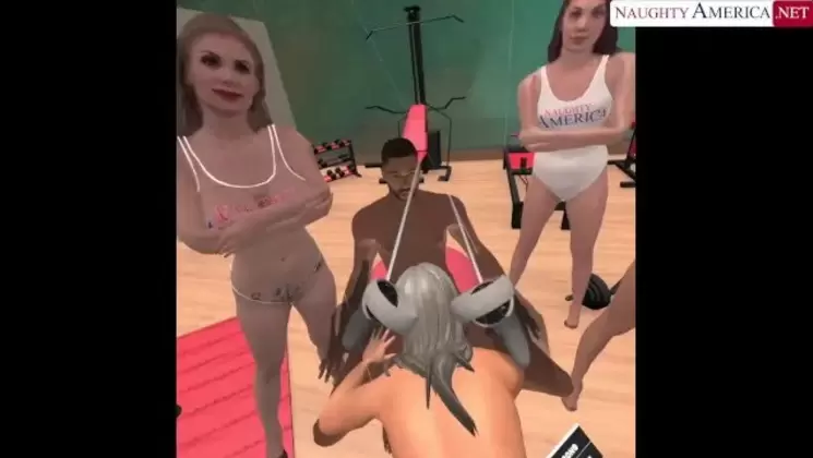 When three pornstars watched me have a VR threesome with BBC
