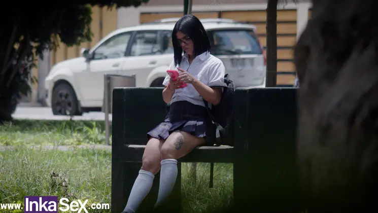 Innocent big ass Latina schoolgirl
