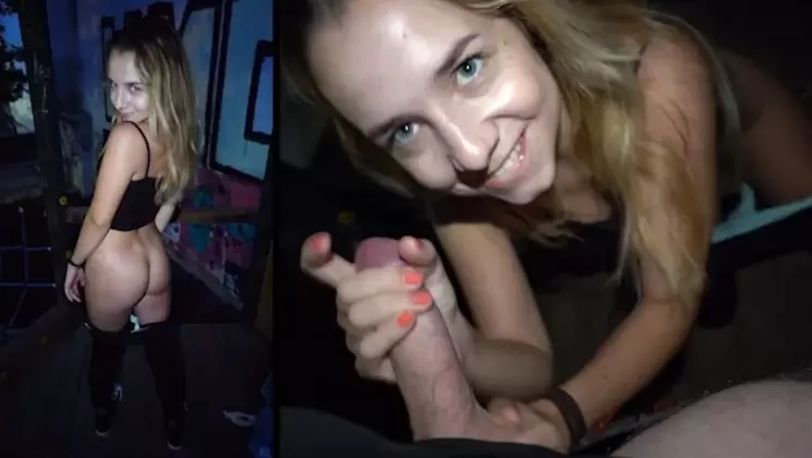 Cutie Swallows A Huge Load After Doggy Fuck On Public Playground Mona Blue