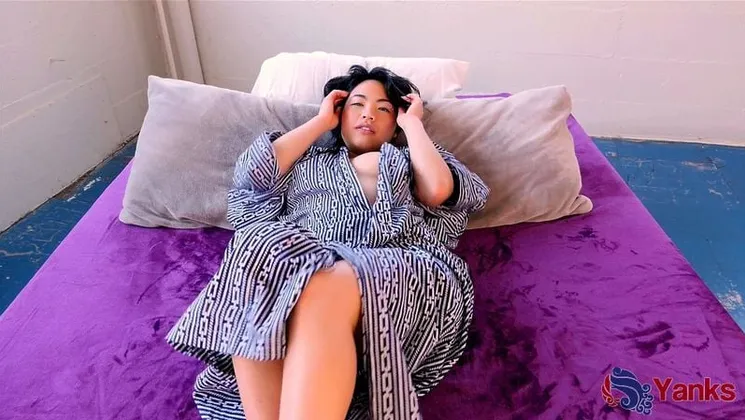 Cute Chubby Asian Hope Gold Learns to Love Her Body More and More Thru Masturbation and Orgasm