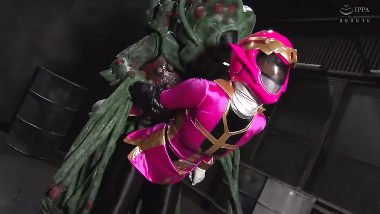 GHLS-93 Heroine Complete Kos Fall Hoshikai Sentai Kaiser Five Targeted Kaiser Pink Body Miori Hara