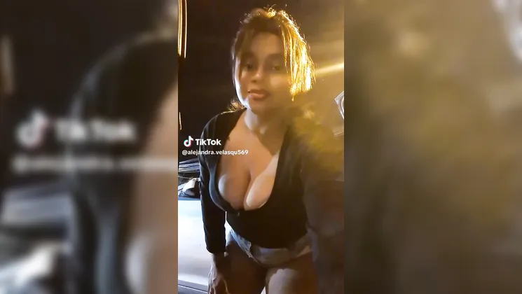 Latina tiktoker exposed as an Escort whore for money
