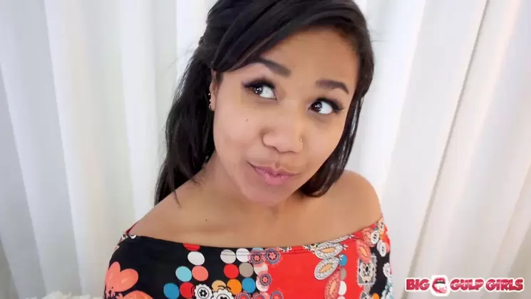 Playful Ebony Doll Loni Legend Sucks POV