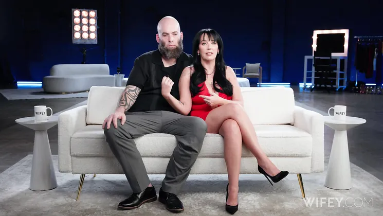 Watch this brunette MILF devour BBC while her hubby watches in awe