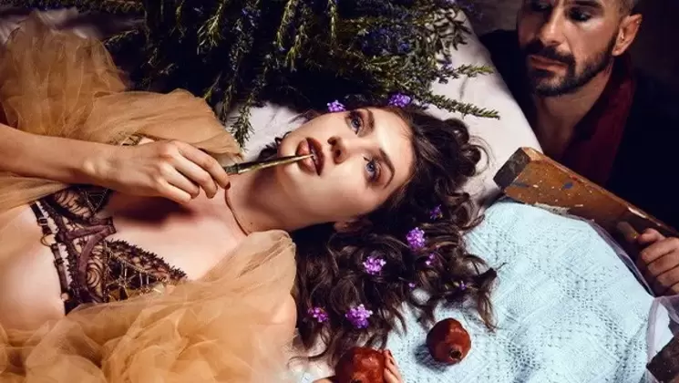 Deeper. Goddess Elena Koshka has intense fantasy threesome