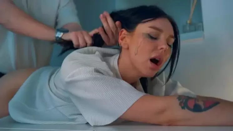 StepBrother fucked Me in the Kitchen
