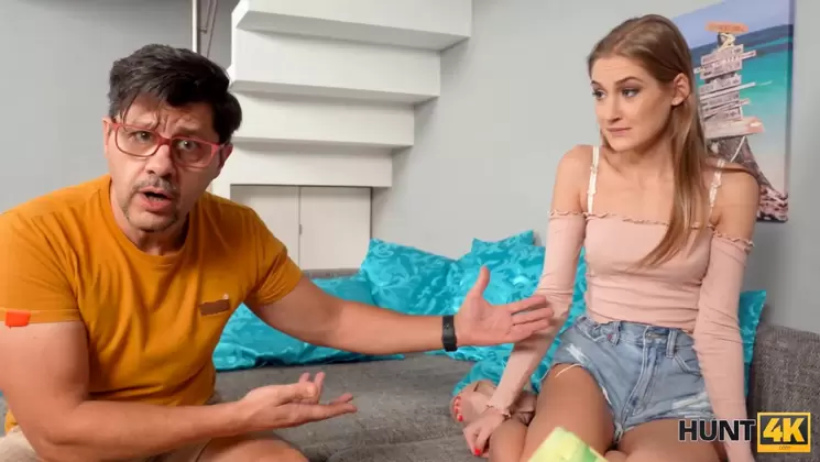 Hunt4K: Angry man for cash allows friend to have an affair with his new GF on PornVe