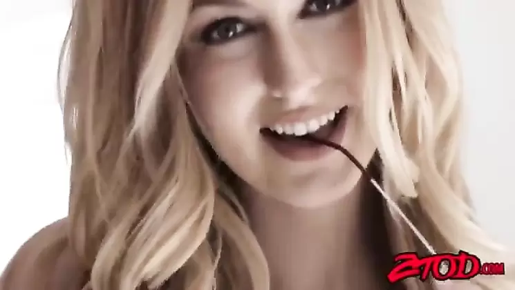 Lovely blonde schoolgirl Alexa Grace getting dril
